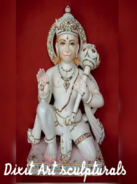 Marble Hanuman Statue In Arwal